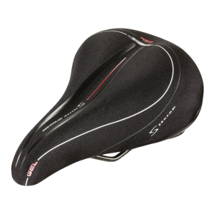 SERFAS Reactive Gel Full Suspension Hybrid With Lycra Cover Saddle (FS-243)