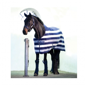 HORSEWARE IRELAND Rambo Deluxe Whitney Stripe Fleece Blanket (ACAF9D)