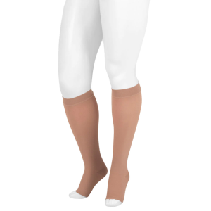 JUZO Dynamic 30-40 mmHg OT Petite Beige Knee Stockings (3512ADPE) - Juzo