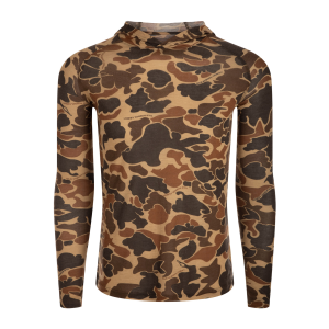 DRAKE Men's Hunter Creek Old School Bamboo Long Sleeve Hoodie (DS1636) - Drake