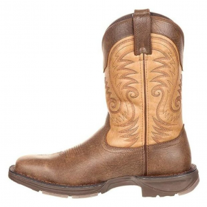 DURANGO Men's Ultra-Lite 11in Vintage Brown Western Boots (DDB0109)