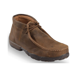 TWISTED X Mens Driving Distressed Saddle Moccasins