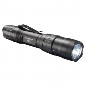 PELICAN 7600 Black Rechargeable LED Tactical Flashlight (076000-0000-110)