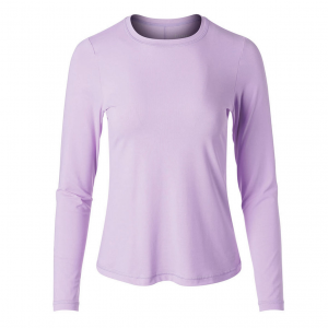 SOFIBELLA Women's UV Colors Long Sleeve Tennis Shirt (7013)