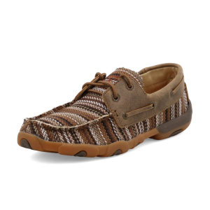 TWISTED X Women's Boat Shoe Multi and Bomber Driving Moc (WDM0114)