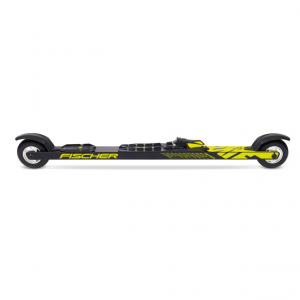 FISCHER RC5 Black/Yellow Skate Mounted Rollerskis (MV02618)