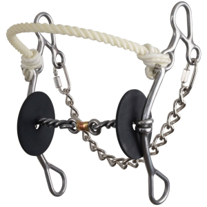 CIRCLE Y Josey Go Around Bit with Noseband (0113-1000) - Circle Y