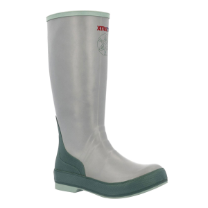 XTRATUF Women's Legacy Salmon Sisters 15in Gray/Dark Forest/Octopus Print Boots (XWL1OP) - Xtratuf