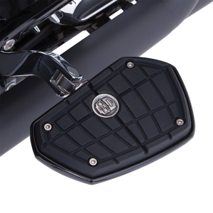 CIRO ASR Black Floorboards With Adapters for H-D Male Mount Clevis (60225)