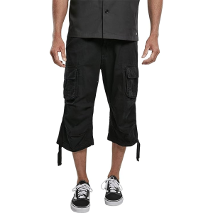 BRANDIT INDIVIDUAL WEAR 6-Pocket Black Capri Pants (2013-11002) - Brandit Individual Wear
