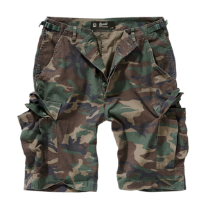 BRANDIT INDIVIDUAL WEAR Men's BDU Ripstop Black Cargo Shorts (2019) - Brandit Individual Wear