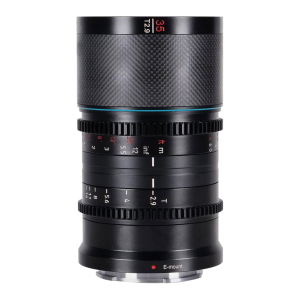 Sirui SIRUI Saturn 35mm T2.9 1.6x Full-Frame Carbon Fiber Blue Flare E Mount Anamorphic Lens (SATURN-E35B) - $999.00 at gritroutdoors.com
