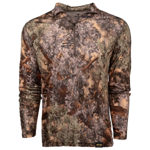 Kings Camo KINGS CAMO Men's XKG Foundation 150 Merino 1/4 Zip Hunting Shirt (XKG4117) - $109.99 at gritroutdoors.com