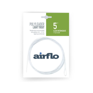 AIRFLO Polyleader Light Trout 5' Clear Intermediate Fly Line (PI1-5LT)