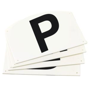 EQUI-ESSENTIAL Arena Dressage Markers, 4-Pack (471092WHT-SET4)