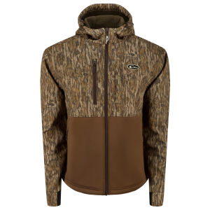 DRAKE Men's MST Hole Shot Hooded Windproof Eqwader Full Zip Jacket (DW7390)