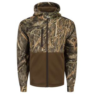 DRAKE Men's MST Hole Shot Hooded Windproof Eqwader Full Zip Jacket (DW7390) - Drake