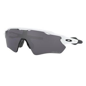 OAKLEY Men's Radar EV Path Sunglasses w/ Polished White Frame and Prizm Black Polarized Lenses (OO9208-9438)