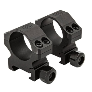 SIG SAUER Alpha1 30mm Low 0.85in Aluminum Matte Black Scope Rings (SOA10011)