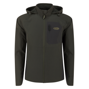 DRAKE Men's Rain Brake Lightweight Solid Softshell Jacket (DS7530) - Drake