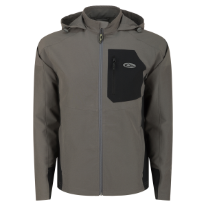 DRAKE Men's Rain Brake Lightweight Solid Softshell Jacket (DS7530) - Drake