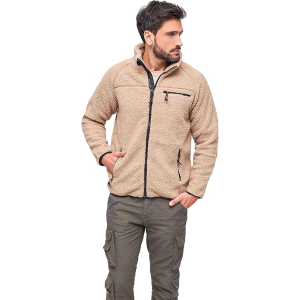 BRANDIT INDIVIDUAL WEAR Men's Fleece Full Zip Black Jacket (5021-11002) - Brandit Individual Wear