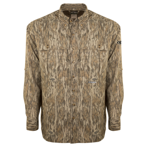 DRAKE EST Camo Flyweight Wingshooters LS Shirt (DW7007) - Drake