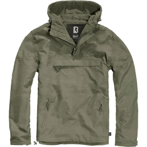 BRANDIT INDIVIDUAL WEAR Men's Fleece-Lined Quarter Zip Windbreaker Pullover (3001-11002) - Brandit Individual Wear