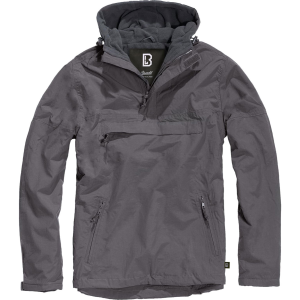 BRANDIT INDIVIDUAL WEAR Men's Fleece-Lined Quarter Zip Windbreaker Pullover (3001-11002) - Brandit Individual Wear