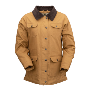 OUTBACK TRADING Ladies Gidley Tan Canvas Jacket (29862-CVS) - Outback Trading