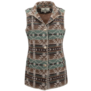 OUTBACK TRADING Women's Stockard Brown Vest (29655-BRN) - Outback Trading