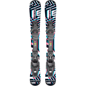 HEAD RazzleDazzle Black/White 94 Snowblades with SP 10 GW Bindings (316994-94)