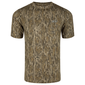 DRAKE Men's EST Camo Performance Short Sleeve Crew (DW1506) - Drake