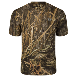 DRAKE Men's EST Camo Performance Short Sleeve Crew (DW1506) - Drake