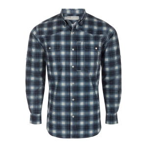 DRAKE Men's Cinco Ranch Western Plaid LS Shirt (DS2239) - Drake