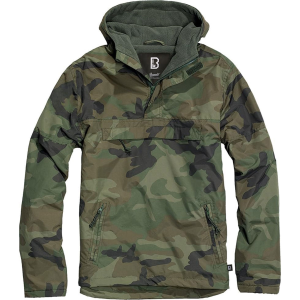 BRANDIT INDIVIDUAL WEAR Men's Fleece-Lined Quarter Zip Windbreaker Pullover (3001-11002) - Brandit Individual Wear