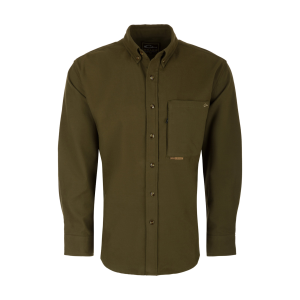 DRAKE Men's Autumn Brushed Twill Solid LS Shirt (DS2190) - Drake