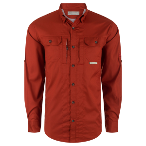 DRAKE Men's Wingshooters Trey Dobby Button-Down LS Shirt (DS2606) - Drake