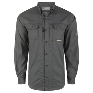 DRAKE Men's Wingshooters Trey Dobby Button-Down LS Shirt (DS2606) - Drake