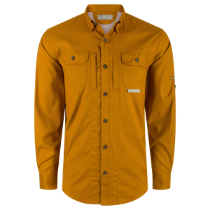 DRAKE Men's Wingshooters Trey Dobby Button-Down LS Shirt (DS2606) - Drake