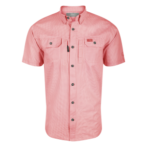DRAKE Men's Frat BD Houndstooth Check SS Shirt (DS2275) - Drake