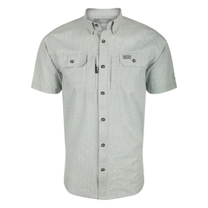 DRAKE Men's Frat BD Houndstooth Check SS Shirt (DS2275) - Drake