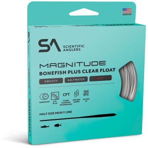 SCIENTIFIC ANGLERS Magnitude Smooth Bonefish Plus 10ft Clear Float Tip Ivory/Clear Fly Line (1439)