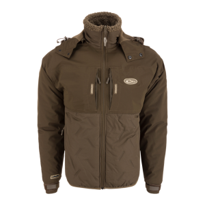 DRAKE LST Guardian Flex Double Down Eqwader Full Zip Hooded Jacket (DW7350) - Drake
