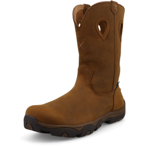 TWISTED X Men's 11in Pull On Distressed Saddle Hiker Boot (MHKBW04)