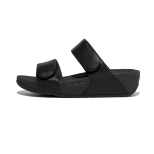 FITFLOP Women's Lulu Adjustable Leather Slides (FV6)