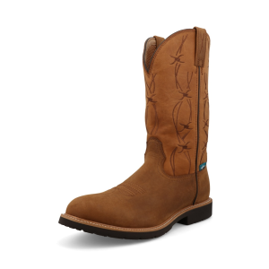 TWISTED X Men's 12in Western Toffee/Sudan Brown Work Boots (MXBNW08)