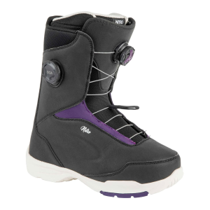 NITRO 2025 Women's Scala BOA Black/Purple Snowboard Boots (N848658-001)