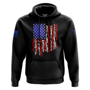WE THE PEOPLE HOLSTERS American Flag In Guns 2.0 Black Hoodie (HOODX-K_0147-B-FL) - We The People Holsters
