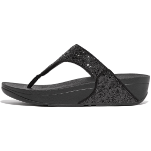 FITFLOP Women's Lulu Glitter Toe-Thongs Sandals (X03)
